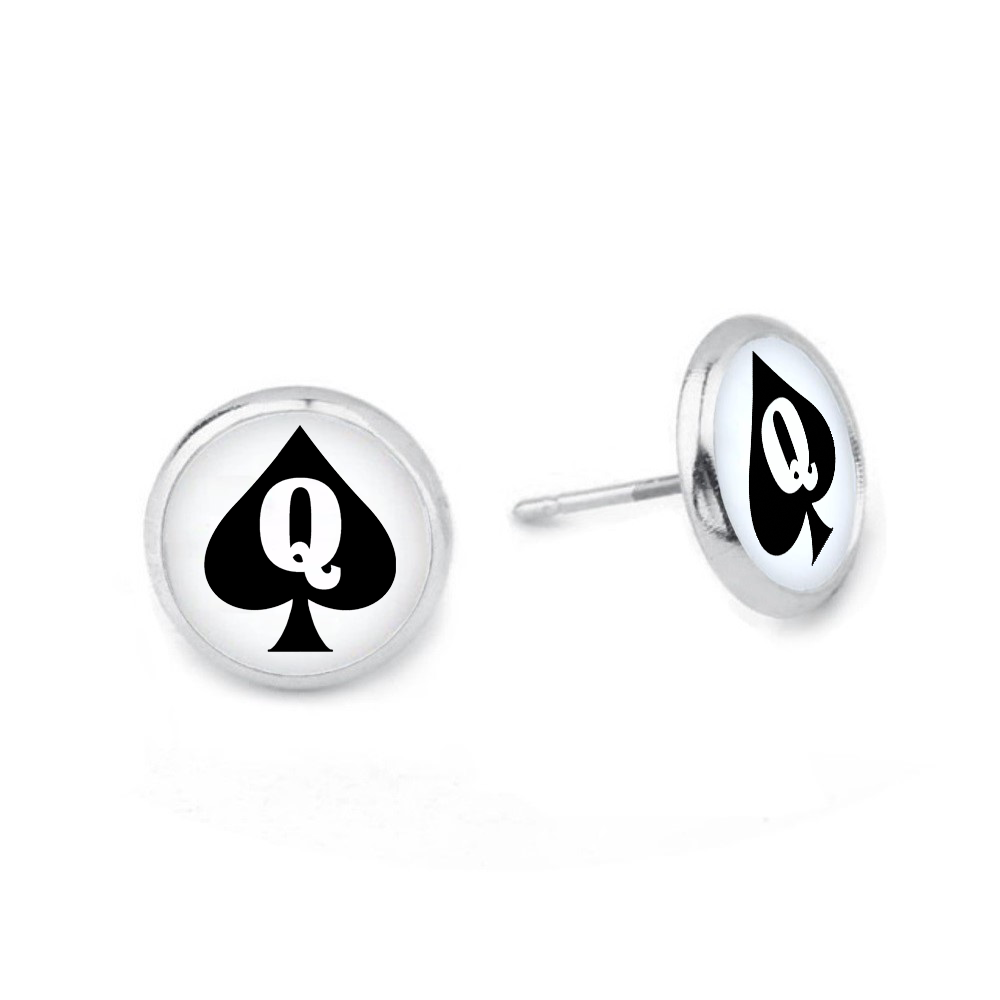 Queen Of Spade Dome Dangle Earrings - Style 1 Big Black Cock Lover – Sexy  Jewels: Hotwife, Queen Of Spades, Slut, Sissy & Cuckold Anklets and Tattoos