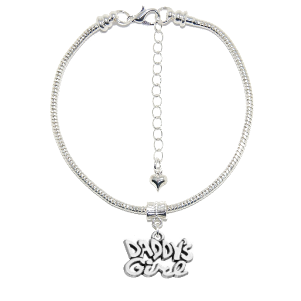 Euro Anklet / Ankle Chain DADDYS GIRL Princess Baby Girl Style 2